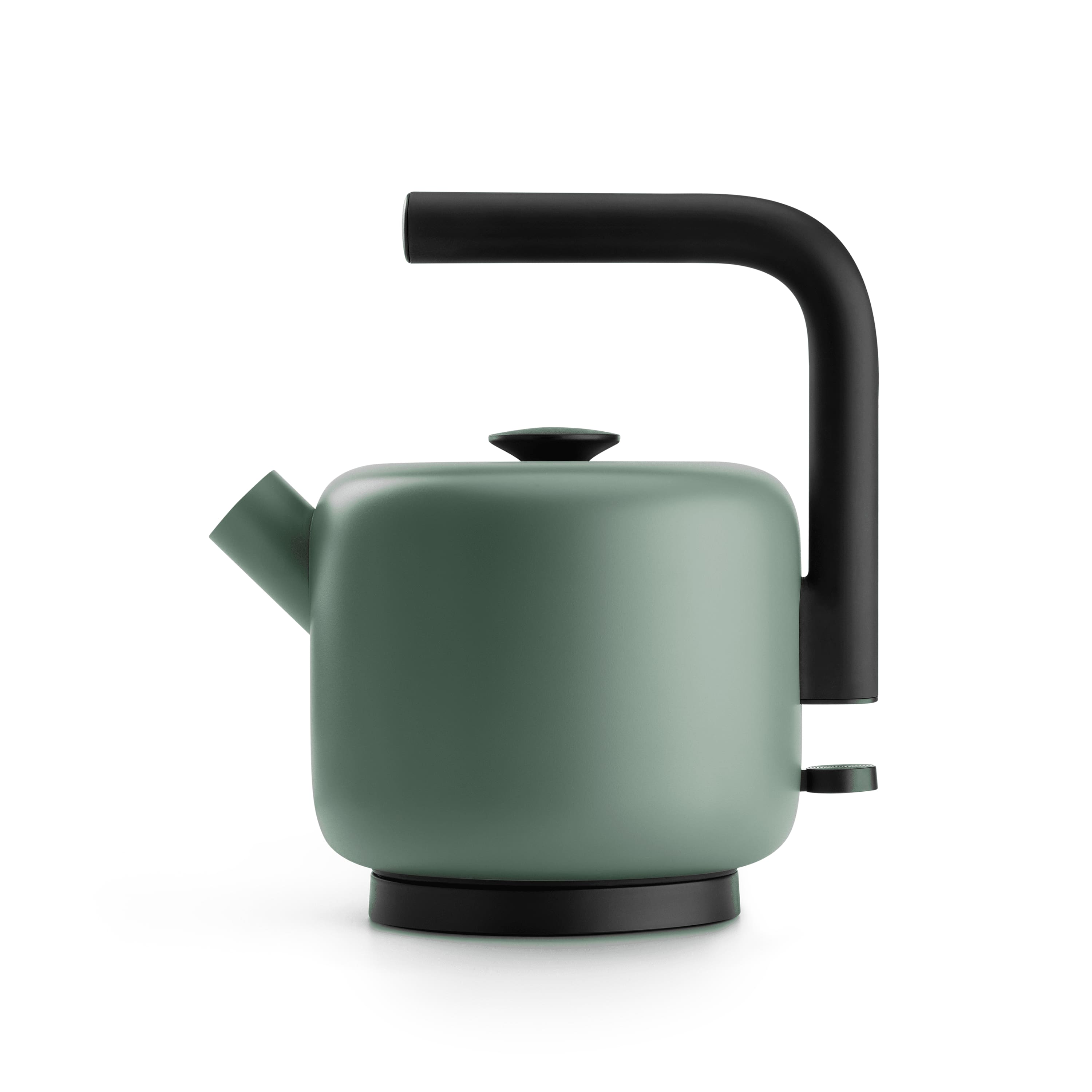 Fellow - Clyde 1.5L Hot Water Electric Tea & Coffee Kettle w/ Fast Boil, Drip-Free Spout, Stainless Steel Boiler, & Auto Shut-Off - Smoke Green