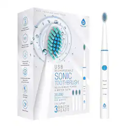 Pursonic - USB Rechargeable Electric Toothbrush - White