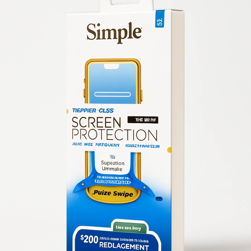 Simple Mobile Simple Tempered Glass Screen Protector For Samsung Galaxy ...