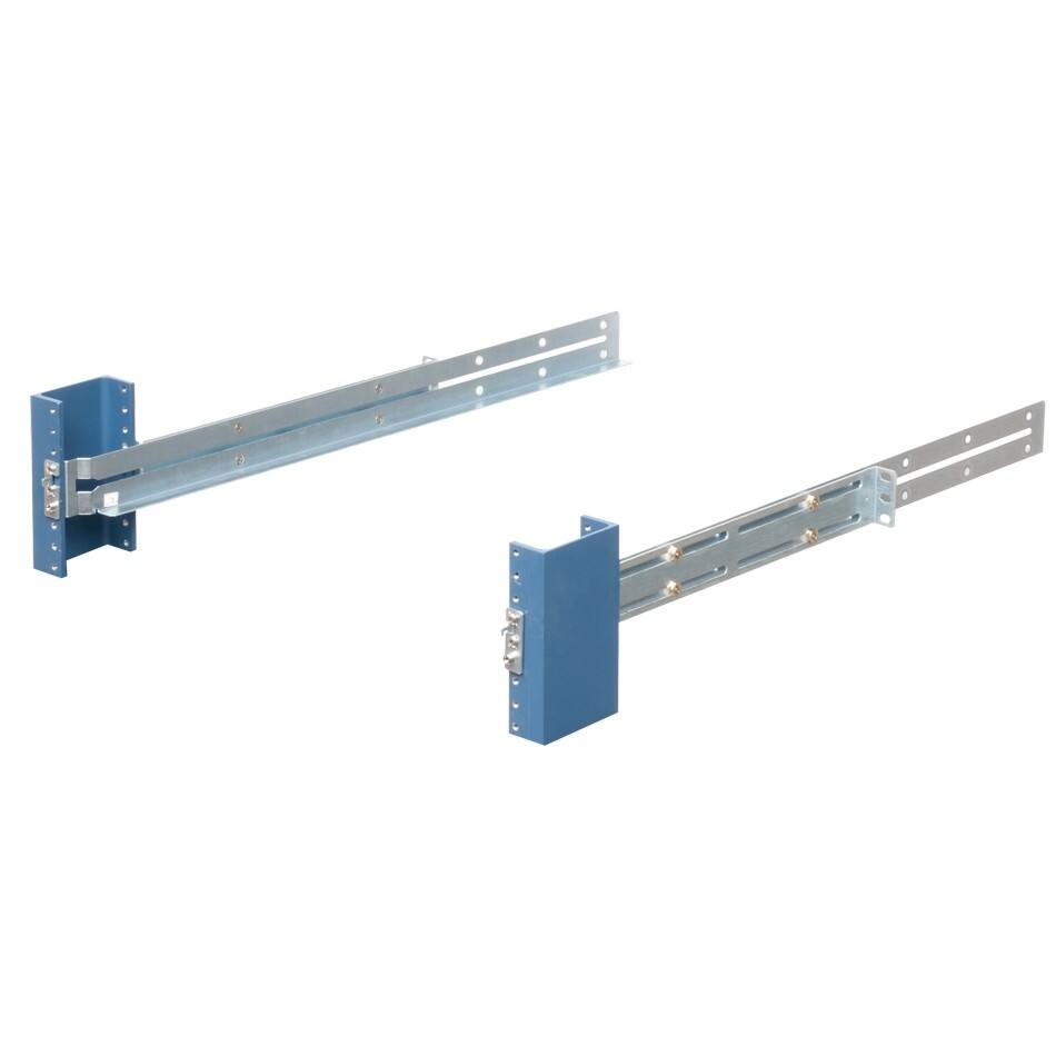 Alt View 3. RackSolutions - RackSolutions 1U 110-F Fixed Rail for Dell - Black.