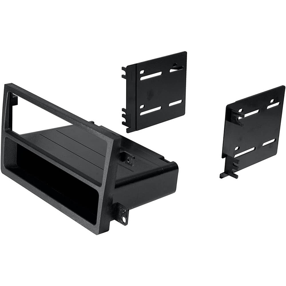 Front. American International - American International HONK832 2007-2011 Honda Single DIN Stereo Dash Kit - Black.