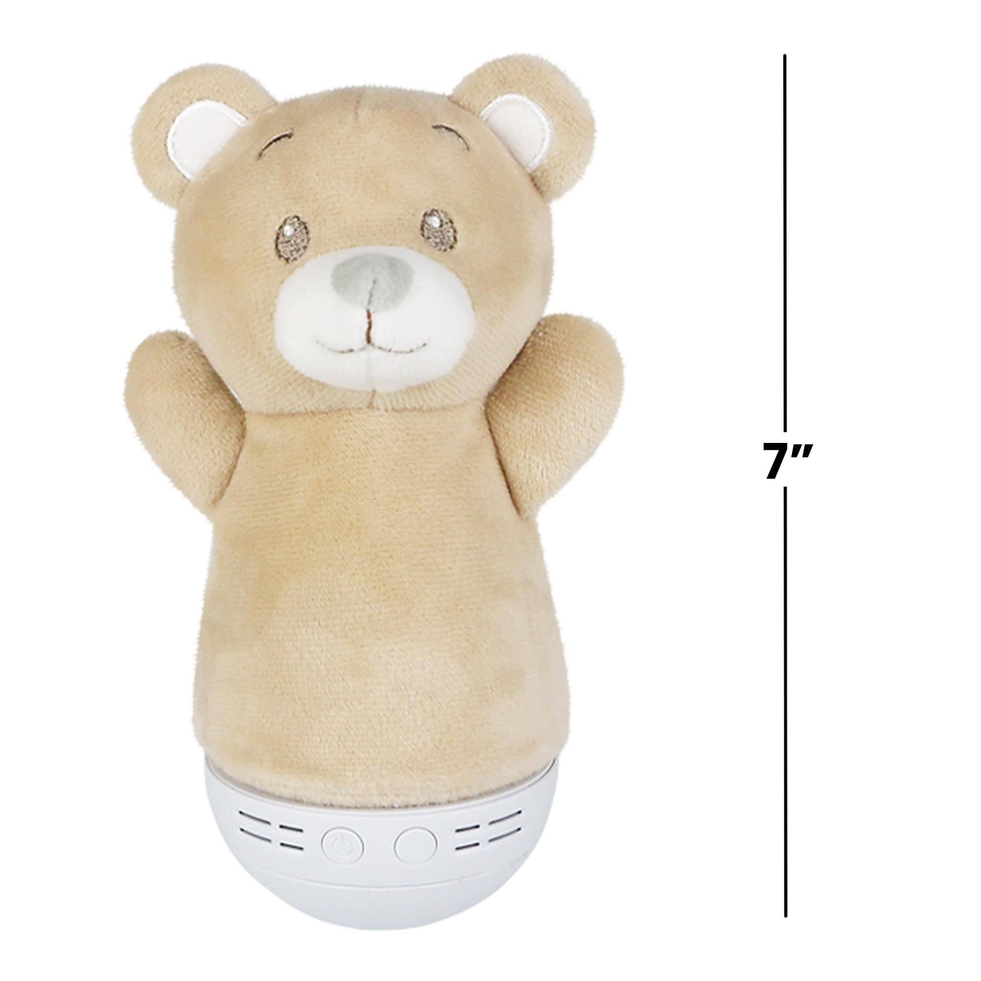 Alt View 5. Jupiter Creations - CosyCozy 7 Inch Plush Tumbler Lamp | Bear - Beige.