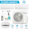 20 SEER2 28000BTU
Cooling Heating Noiseless Free installation kit