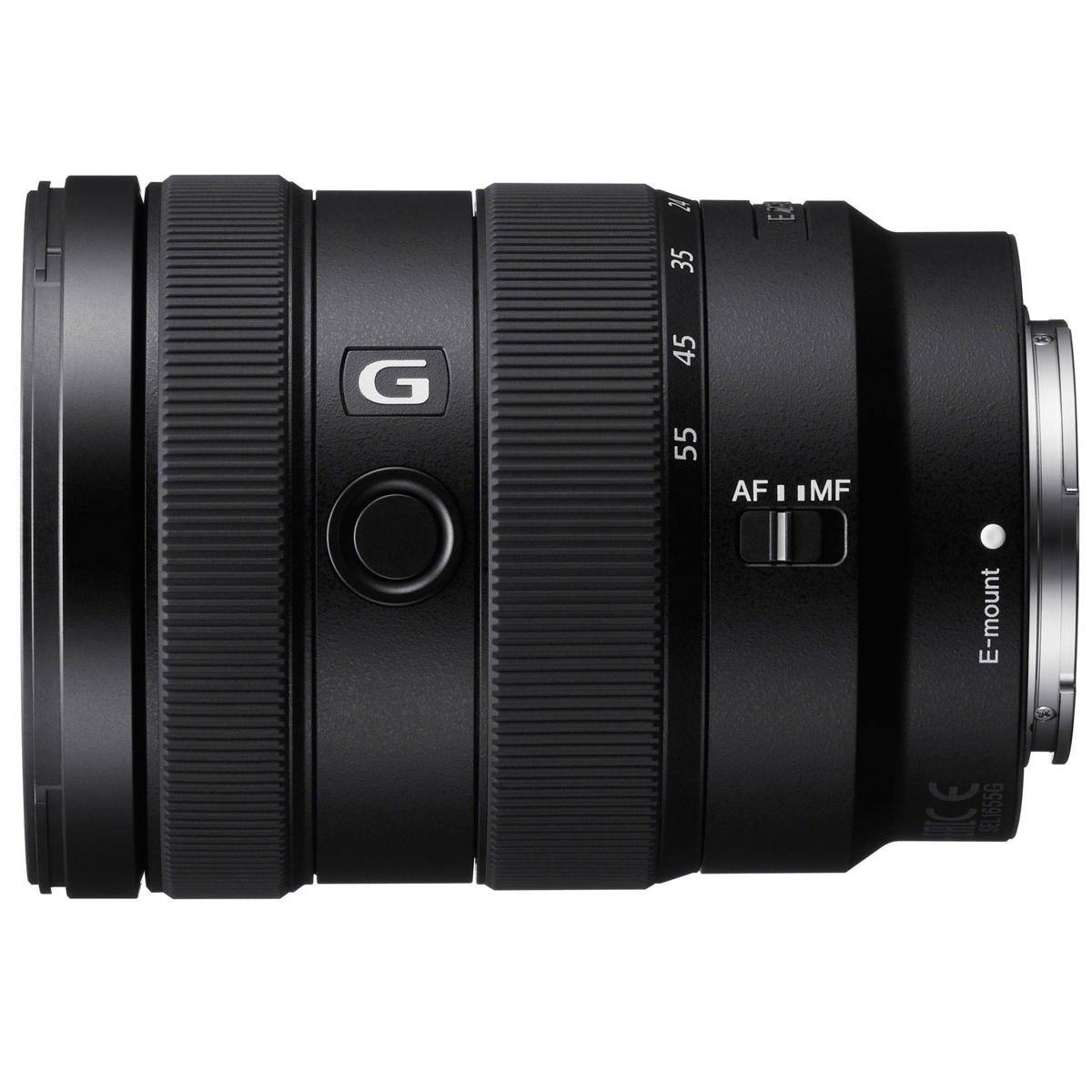 G

24 35 45 55

53 AF I I MF

E-mount  SEL1655G