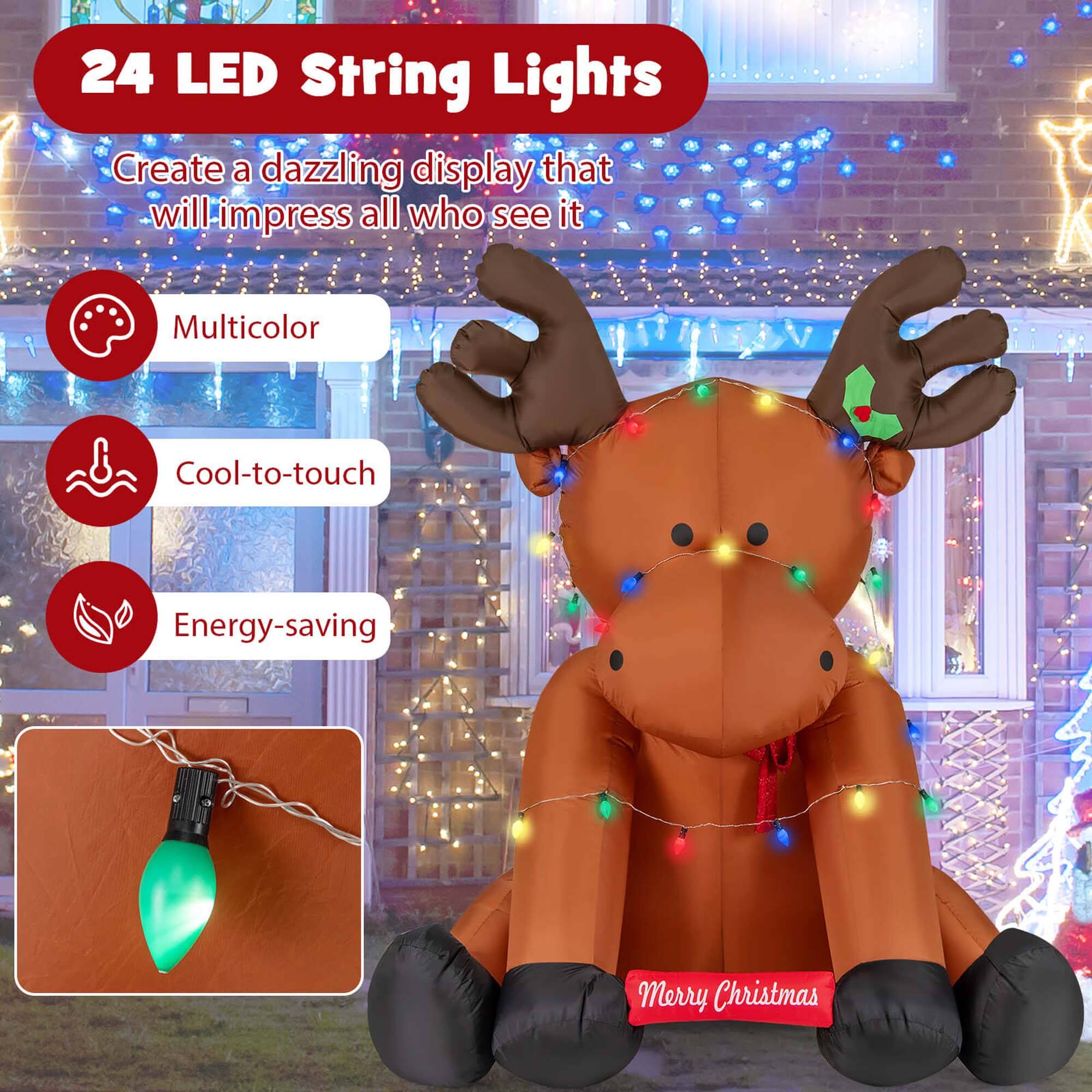 24 LED String Lights

Create a dazzling display that will impress all who see it

- Multicolor
- Cool-to-touch
- Energy-saving

Merry Christmas