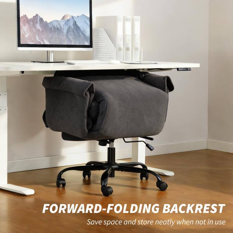 FORWARD-FOLDING BACKREST  
Save space and store neatly when not in use