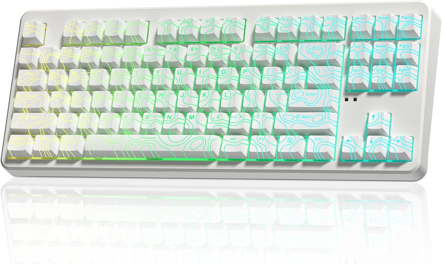 FL.ESPORTS NX87 TKL Wireless Mechanical Keyboard Hot Swappable