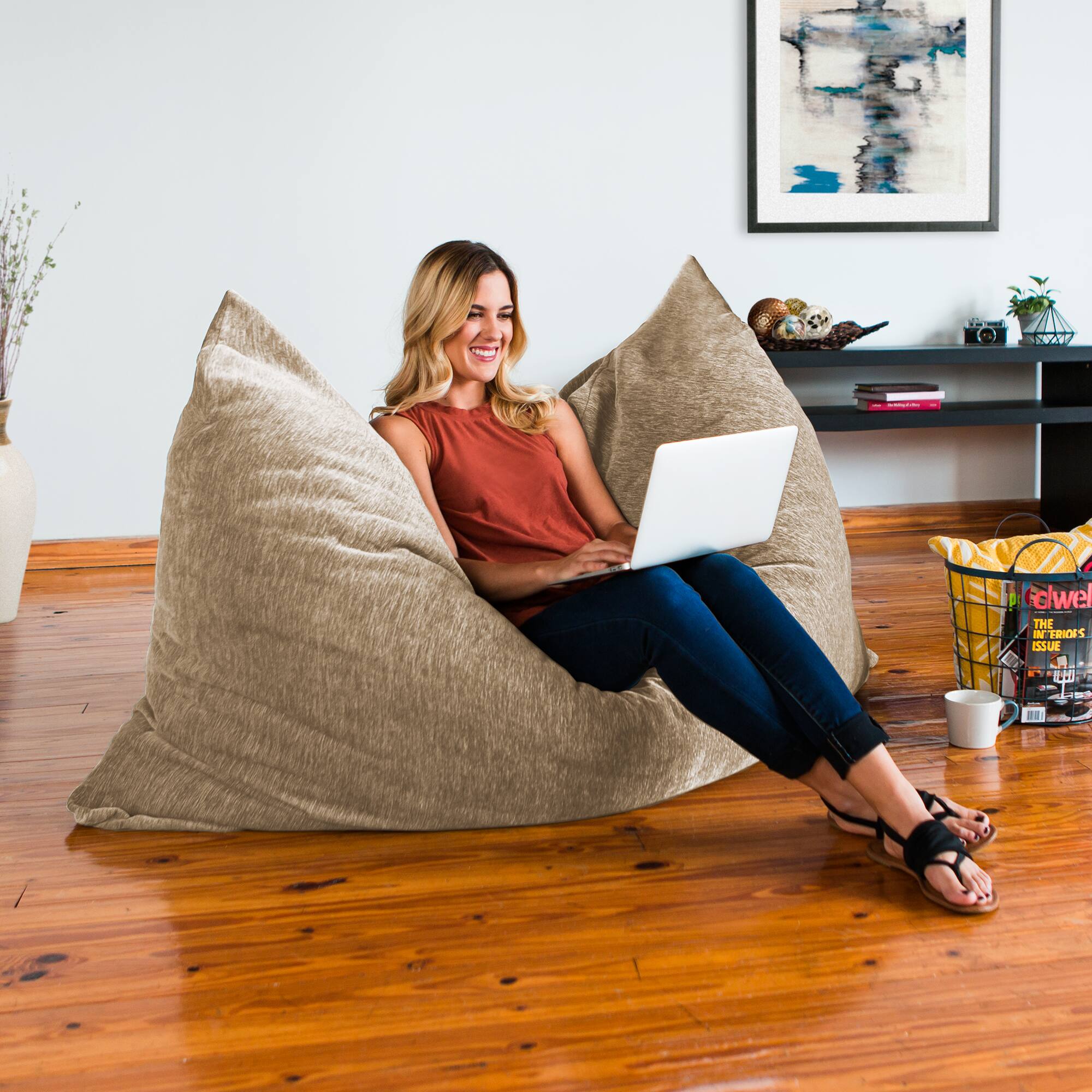 The text on the image reads:

"THE INTERIOR DESIGN ISSUE"