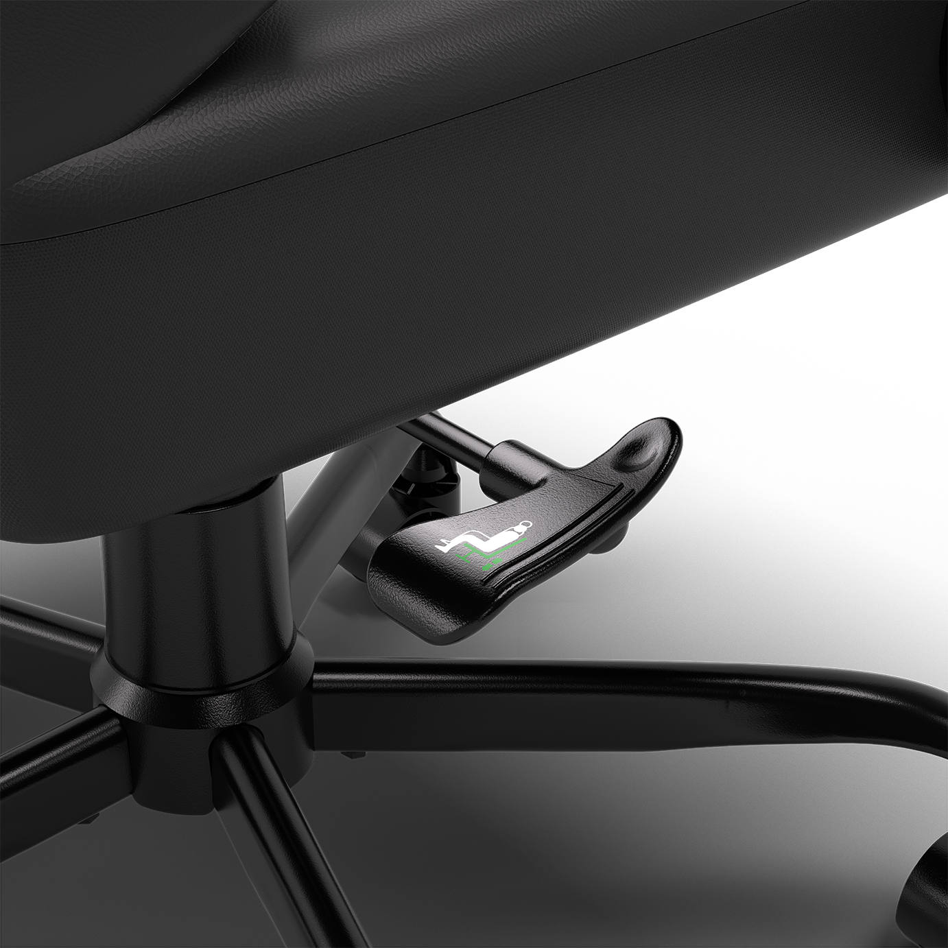 Alt View 6. CORSAIR - TC80 Fabric & Leatherette Gaming Chair – Comfortable wide seat, Detachable neck pillow, with Steel 5-star base - Blck.