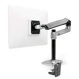 Polished Aluminum 13 Inch Pole LX Monitor Arm