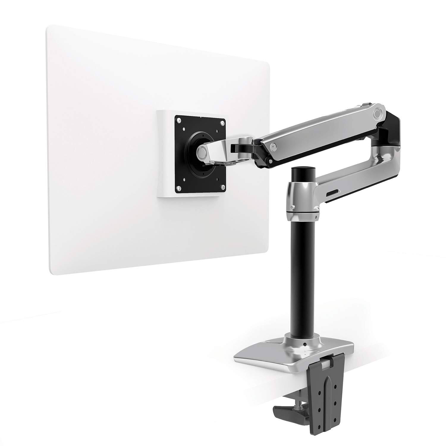Polished Aluminum 13 Inch Pole LX Monitor Arm