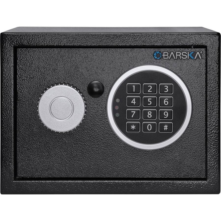 Lockbox Keypad Barska Digital Keypad Home & Office Steel Security Safe Lock Box with ...