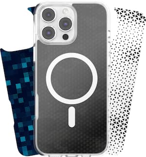 Looks iPhone 16 Pro Max Swappable Graphic Case Inserts (3 per pack) - compatible w/ PopSockets PopCase only - Geo Bundle