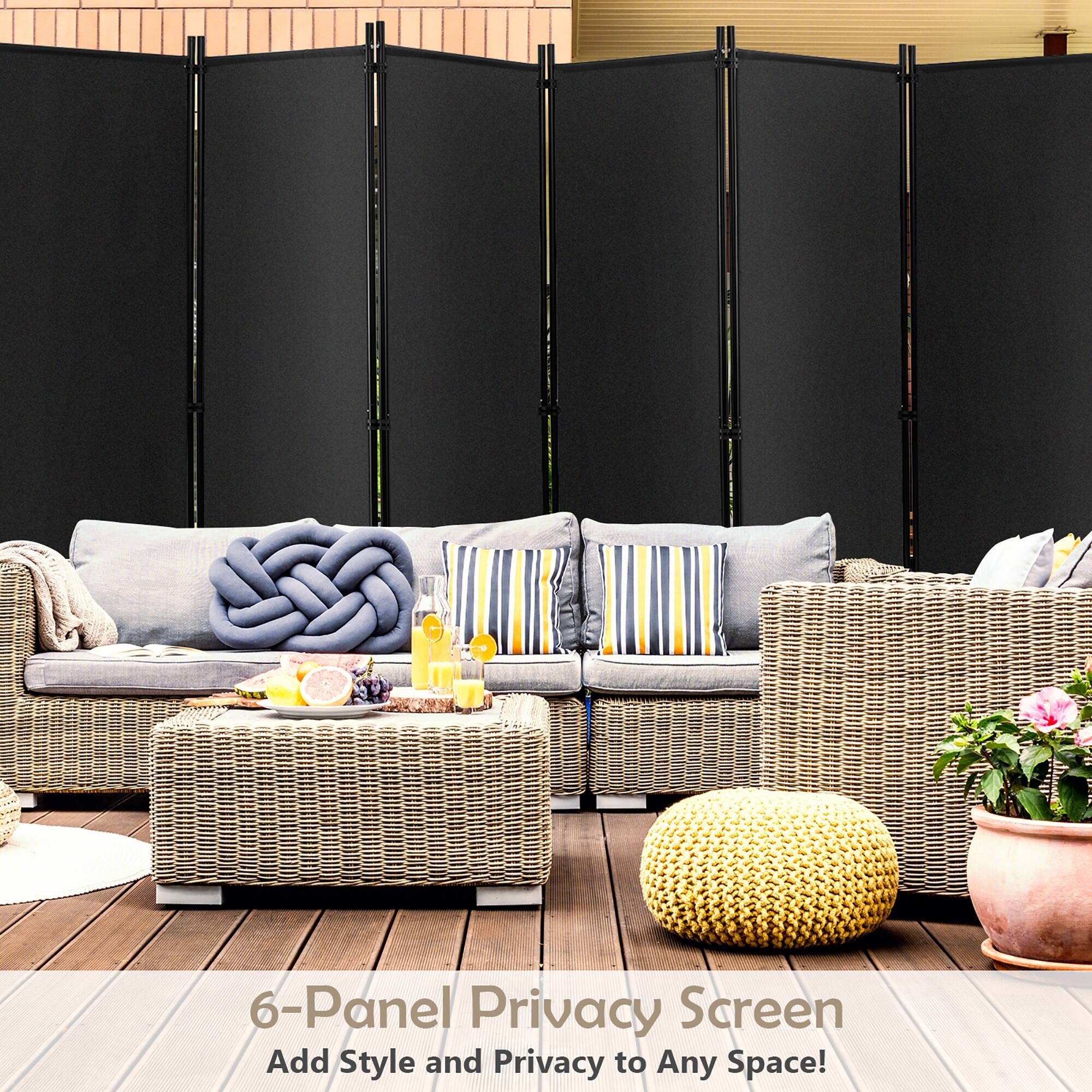 6-Panel Privacy Screen  
Add Style and Privacy to Any Space!