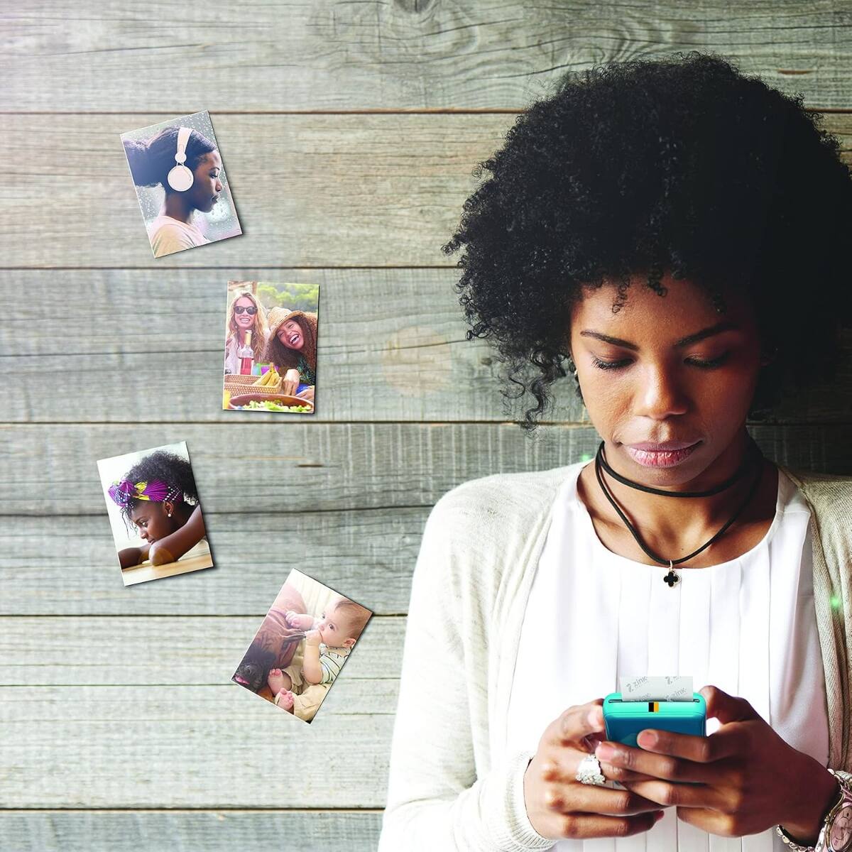 Alt View 1. Kodak - Zink Photo Paper 2x3" (50 Pack), Frames and Photo Album Bundle.