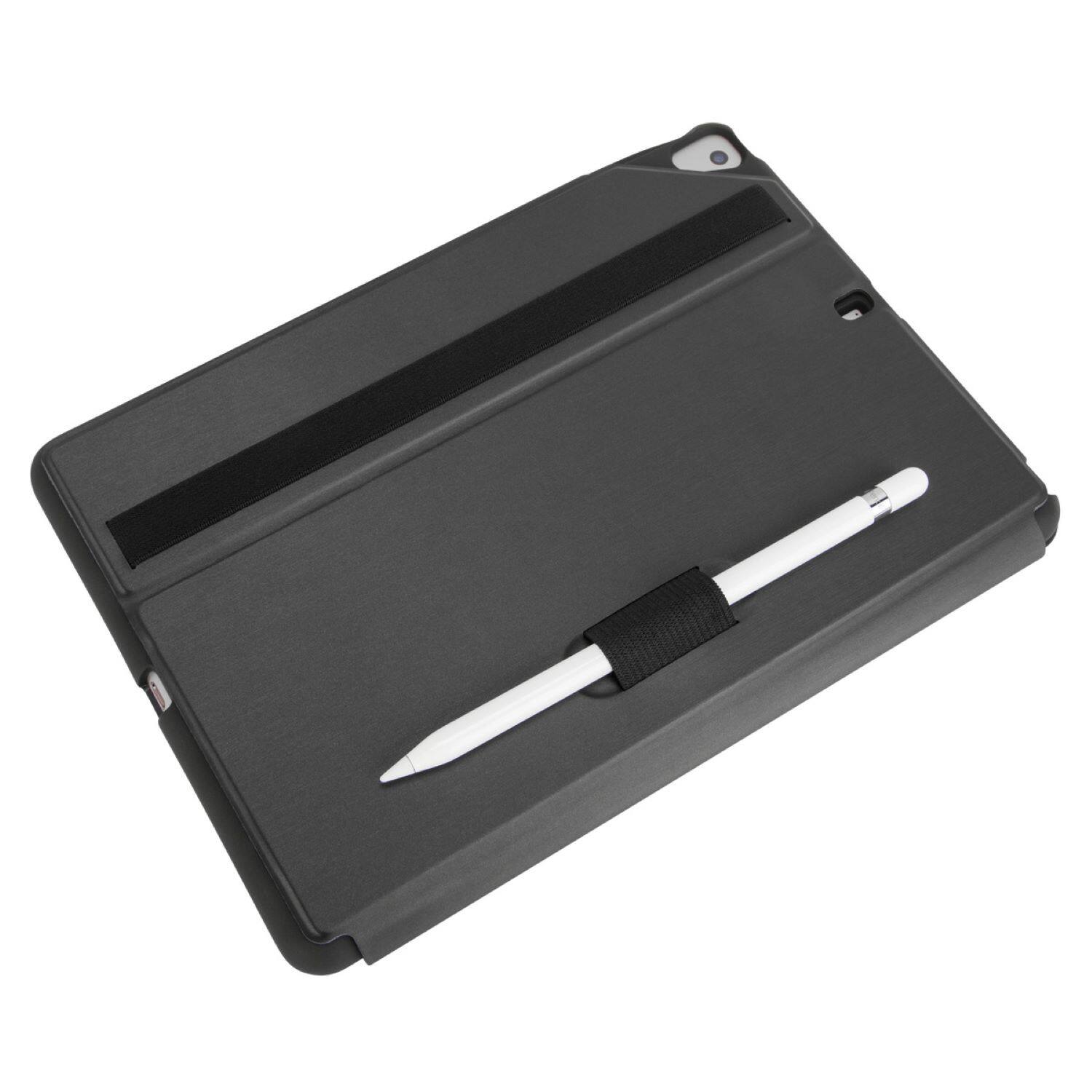 Alt View 14. Targus - Click-In Rotating Case for iPad (9th/8th/7th gen.) 10.2-inch, iPad Air 10.5-inch, and iPad Pro 10.5-inch - Black.