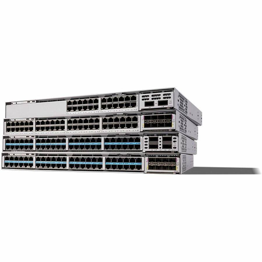 Alt View 1. Cisco Consumer Products - Cisco C9350-48P Ethernet Switch - 48 Ports - Manageable - Gigabit Ethernet - 10/100/1000Base-T - 3 Layer Supported - Gray.