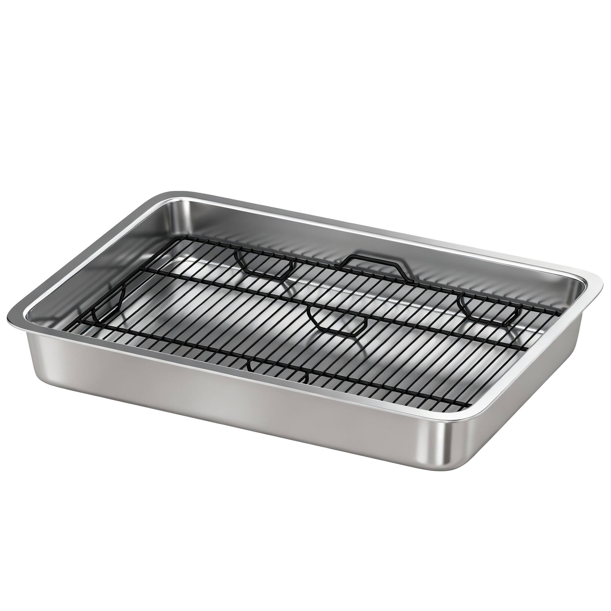 Front. Pawhut - Potty Tray Stainless Steel for Small and Medium Dogs, Dog Training Tray for Porch, Bathroom, Balcony - Silver.