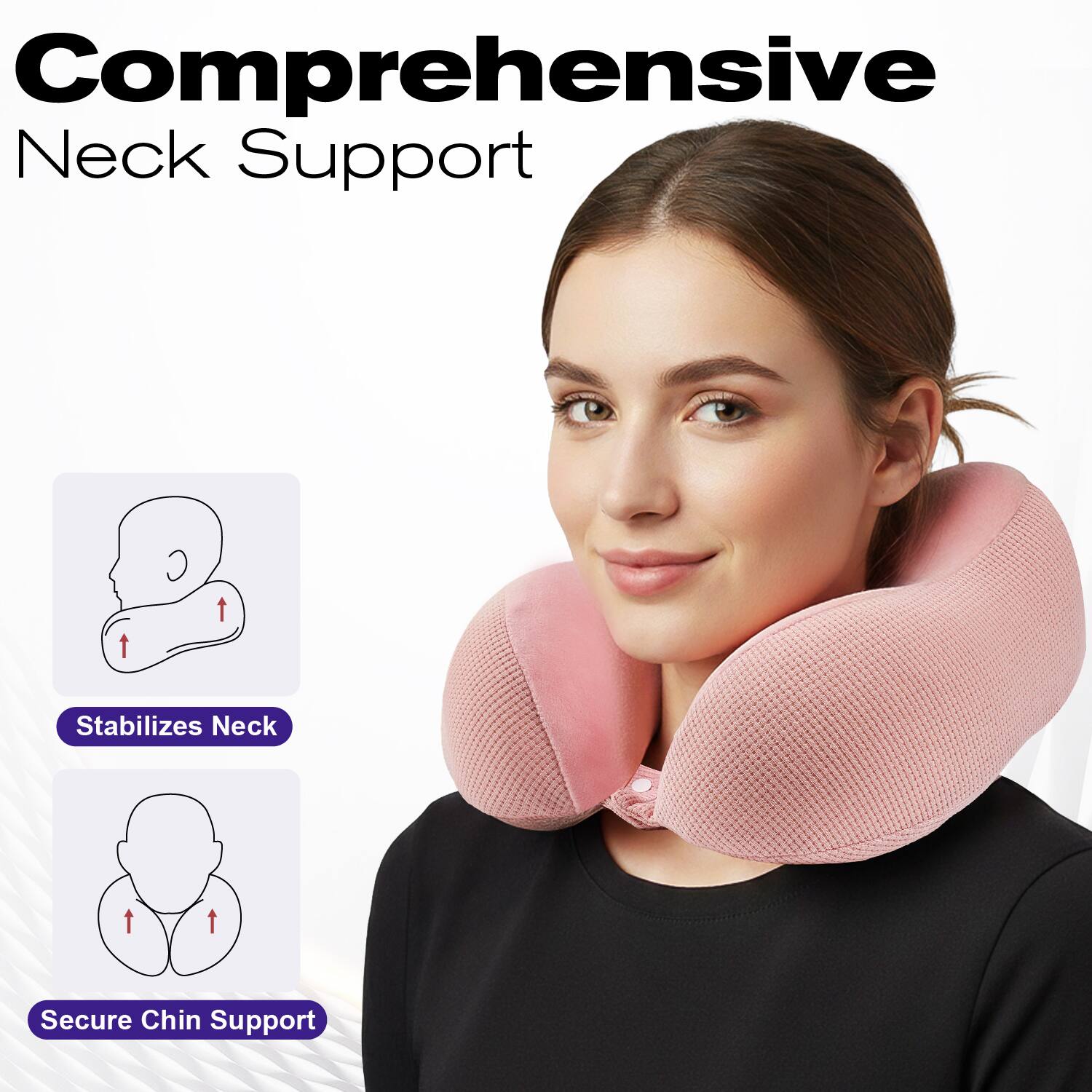 Comprehensive Neck Support

- Stabilizes Neck
- Secure Chin Support