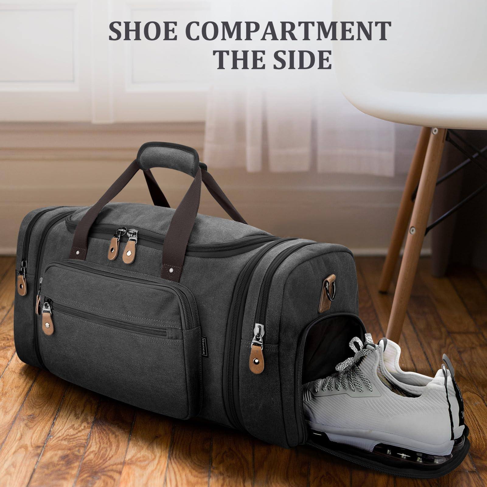 Paradigms Interiors Canvas Duffle Bag Travel Duffel Overnight Weekend ...