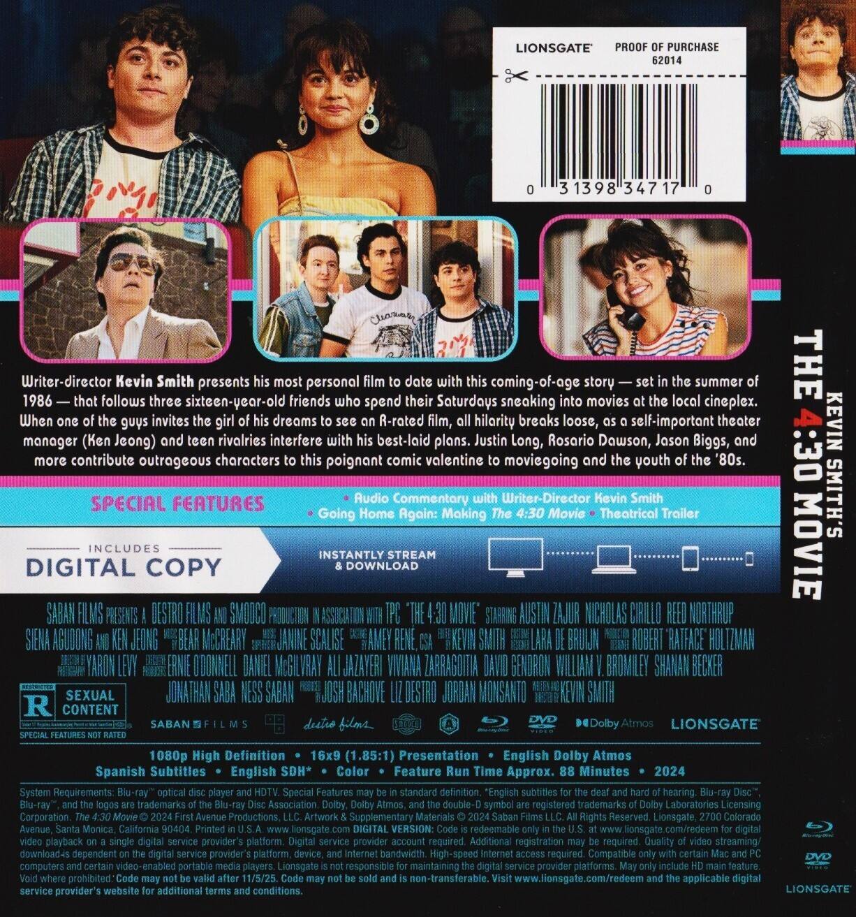 Alt View 1. The 4:30 Movie   - BLU-RAY.