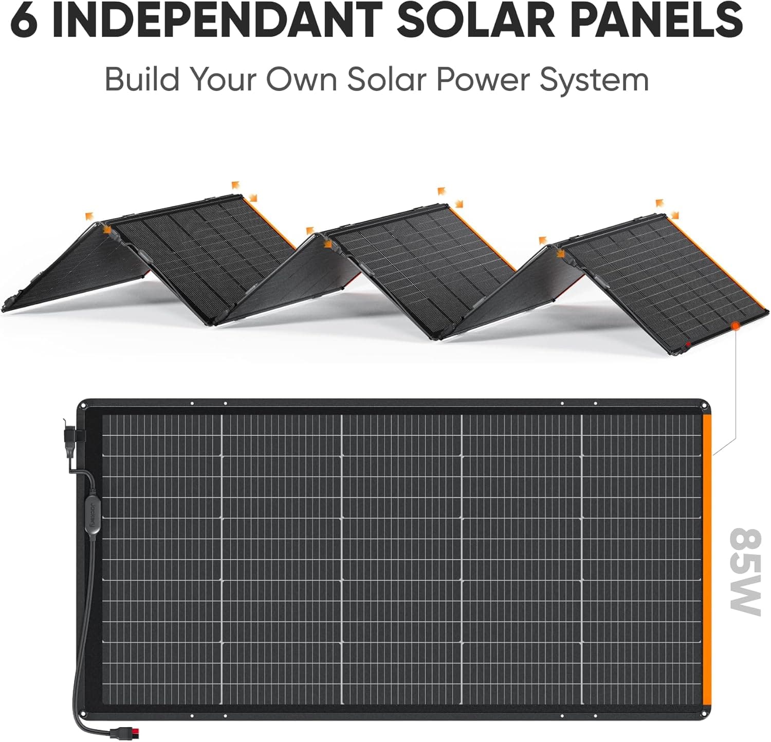 Jackery SolarSaga 500X Foldable High Power Output 500w Solar Panel