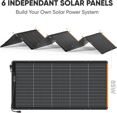 Jackery SolarSaga 500X Foldable High Power Output 500w Solar Panel Jackery SolarSaga 500X Foldable High Power Output 500w Solar Panel