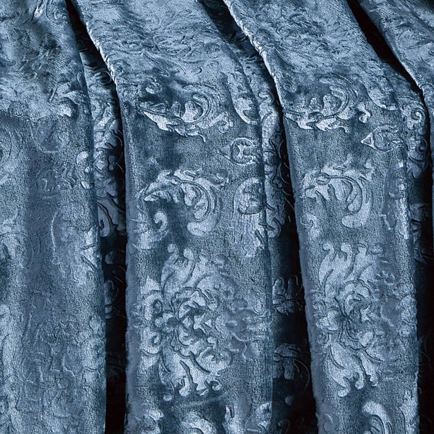Alt View 4. Noble House - Plazatex Versailles Embossed Decorative Super Soft Throw Blanket for Sleep/Decor 2 Pack 50" x 60" Oxford Blue - Oxford Blue.