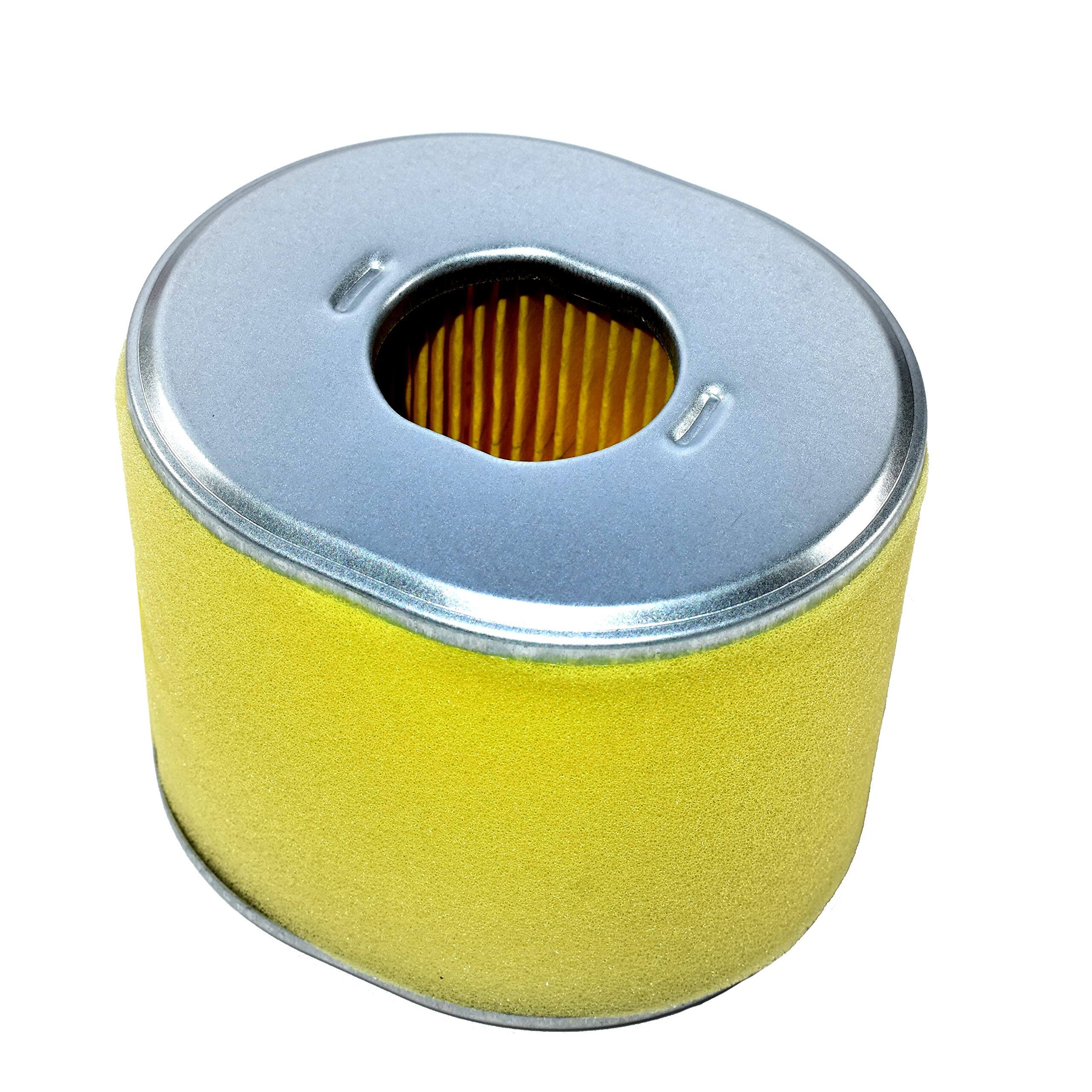 Angle. HQRP - Air Filter Element with Pre-Filter for Honda EG5000 EG5000XK1 EN5000 GX390 GX340.