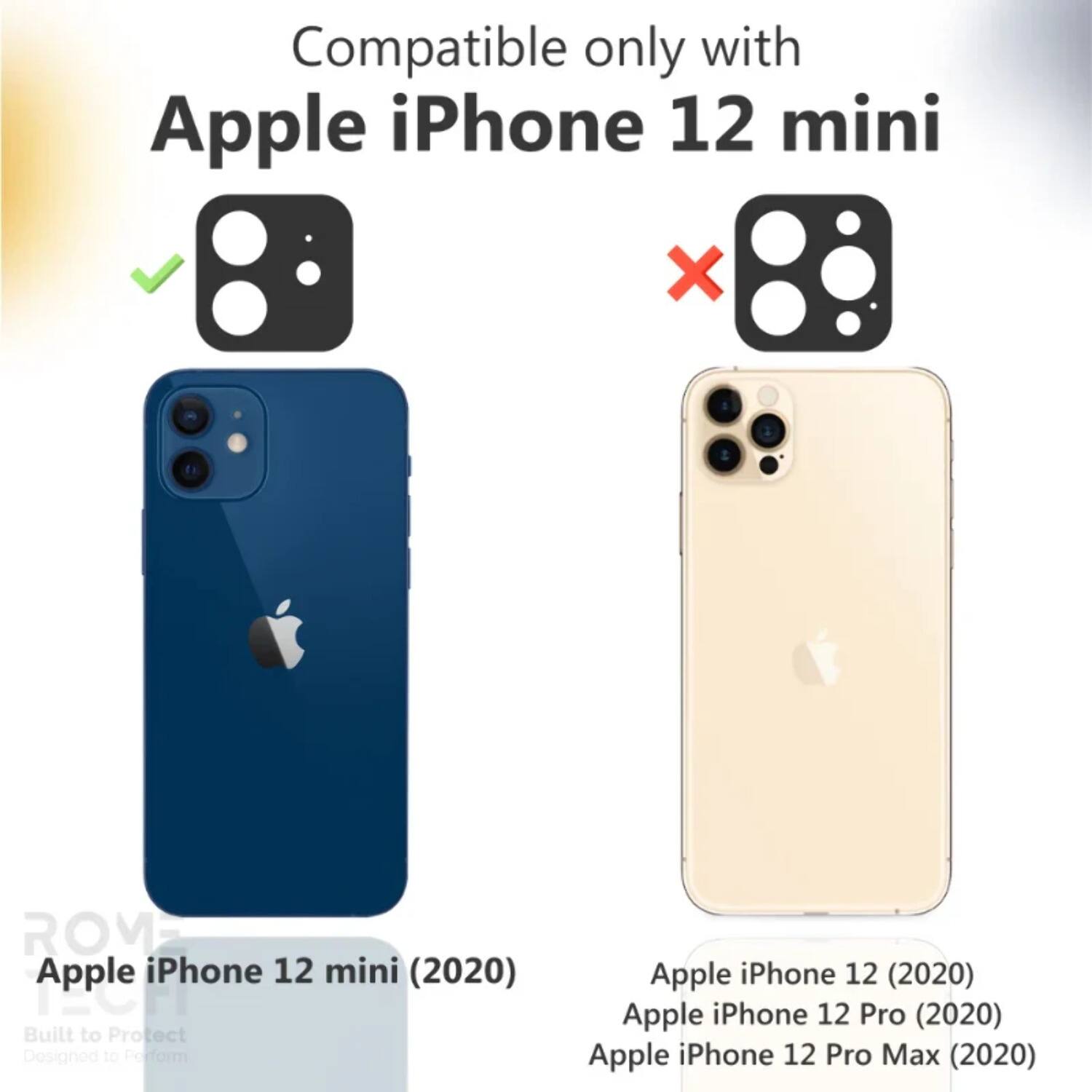 Compatible only with Apple iPhone 12 mini

Apple iPhone 12 mini (2020)

Apple iPhone 12 (2020)
Apple iPhone 12 Pro (2020)
Apple iPhone 12 Pro Max (2020)