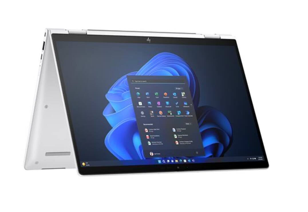 Alt View 2. HP - HP Elite x360 1040 2-in-1 Laptop 14.0 WUXGA (Intel Ultra 7-155H, 16GB LPDDR5X, Win 11 Pro) w/Backpack , Office 365 - Silver.