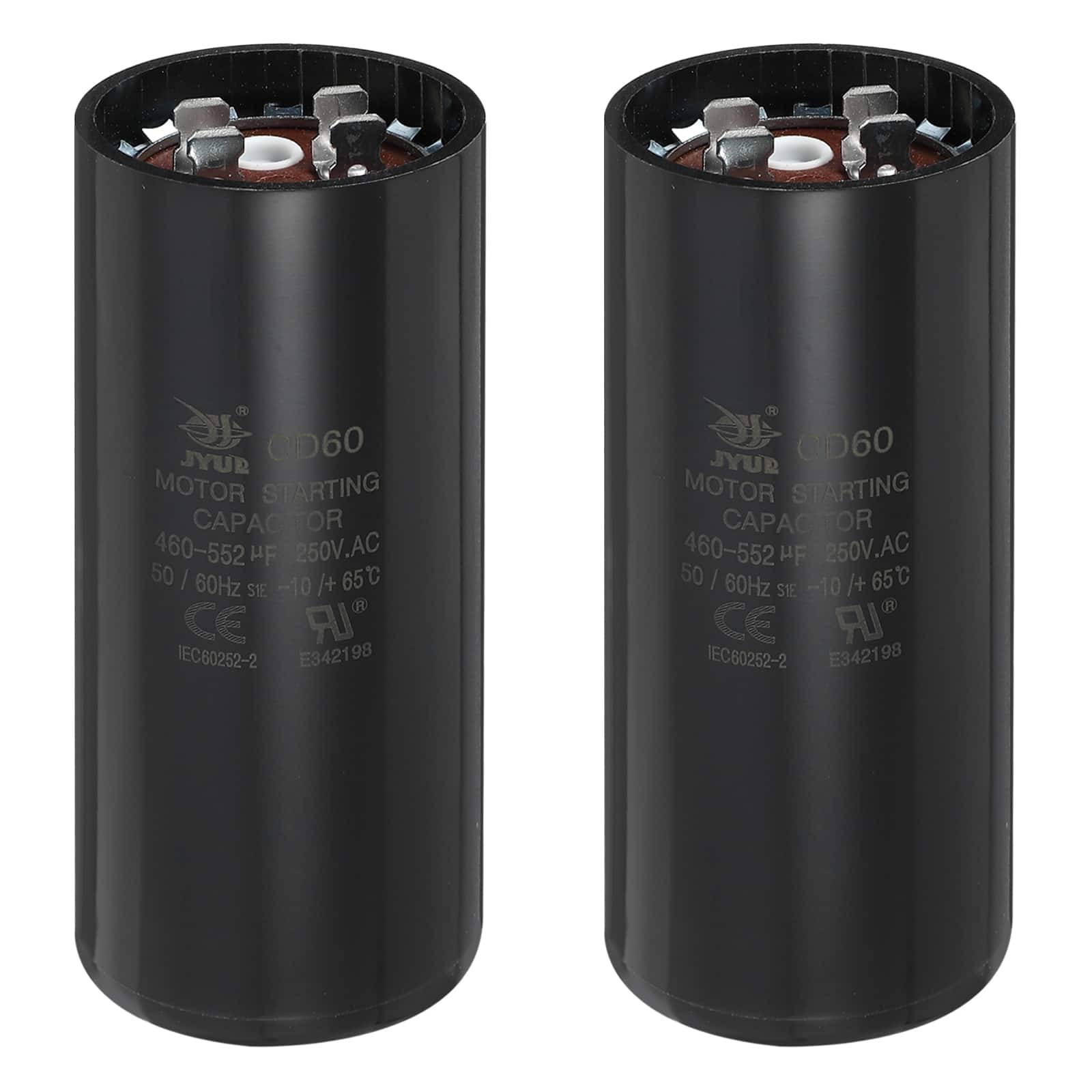 Unique Bargains - 2pcs CD60 Capacitor 460-552 Mfd, 250 VAC Run Motor Start for Electric Fan/Well Pump price history on PriceWatchPro