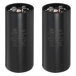 Unique Bargains - 2pcs CD60 Capacitor 460-552 Mfd, 250 VAC Run Motor Start for Electric Fan/Well Pump