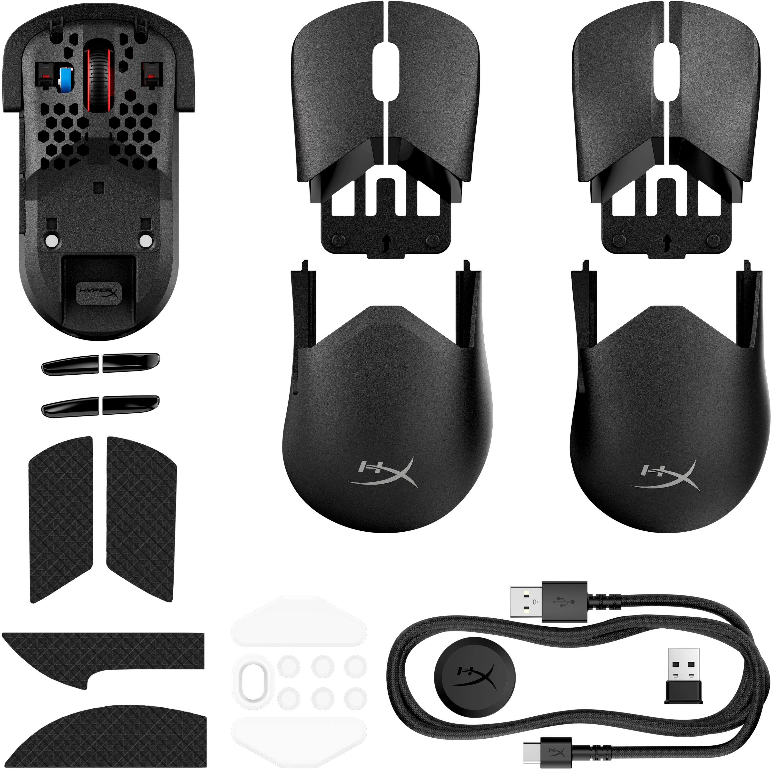 Alt View 15. HyperX - Pulsefire Saga Pro Lightweight Wireless Optical Gaming Mouse with 4K Polling Rate - Black.