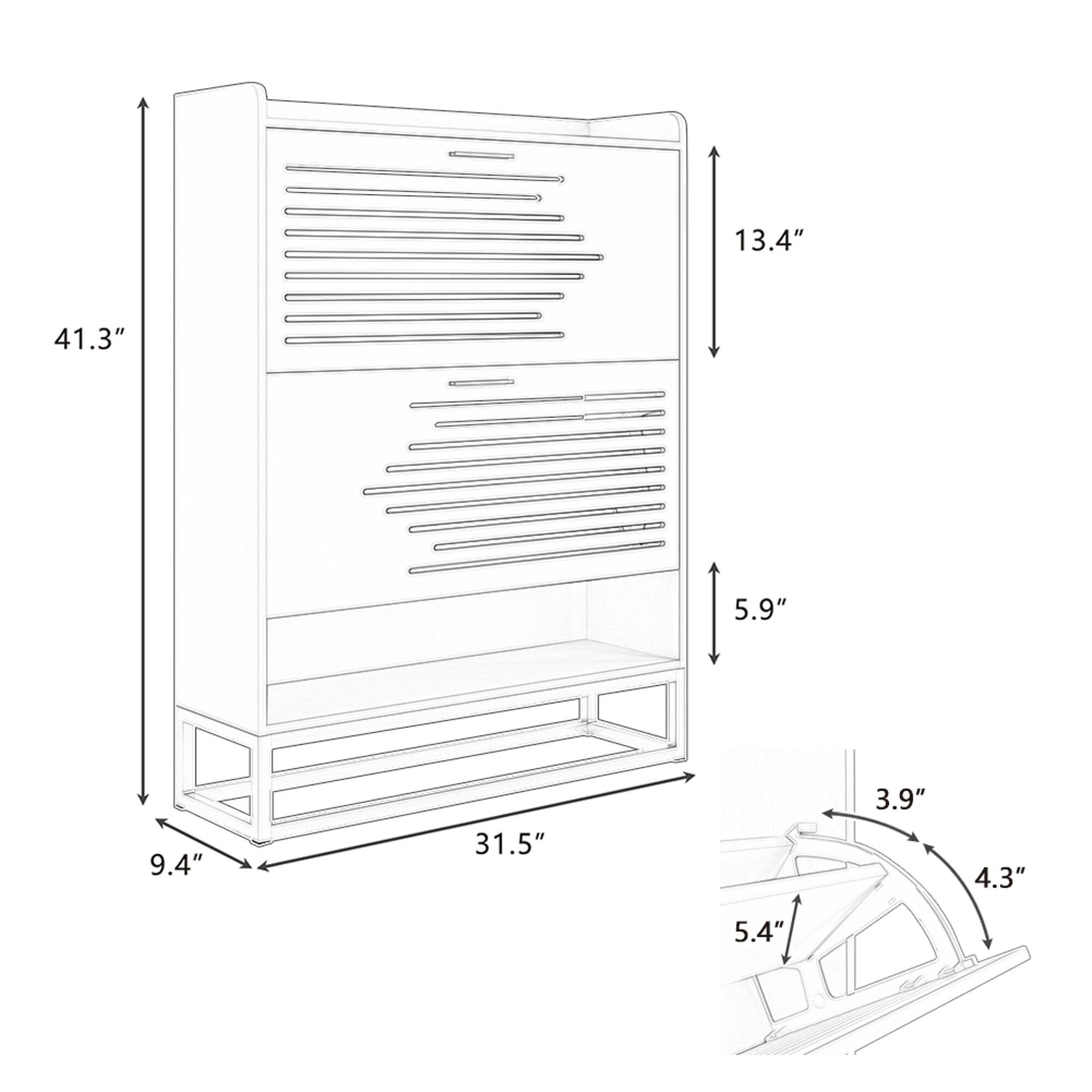 13.4"  
41.3"  
5.9"  
9.4"  
31.5"  
3.9"  
4.3"  
5.4"