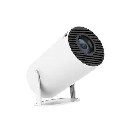 Front. Cluzine - Portable Smart Multimedia Projector, 4K Decoding, Auto Keystone, 130" Screen, 25dB Low Noise.