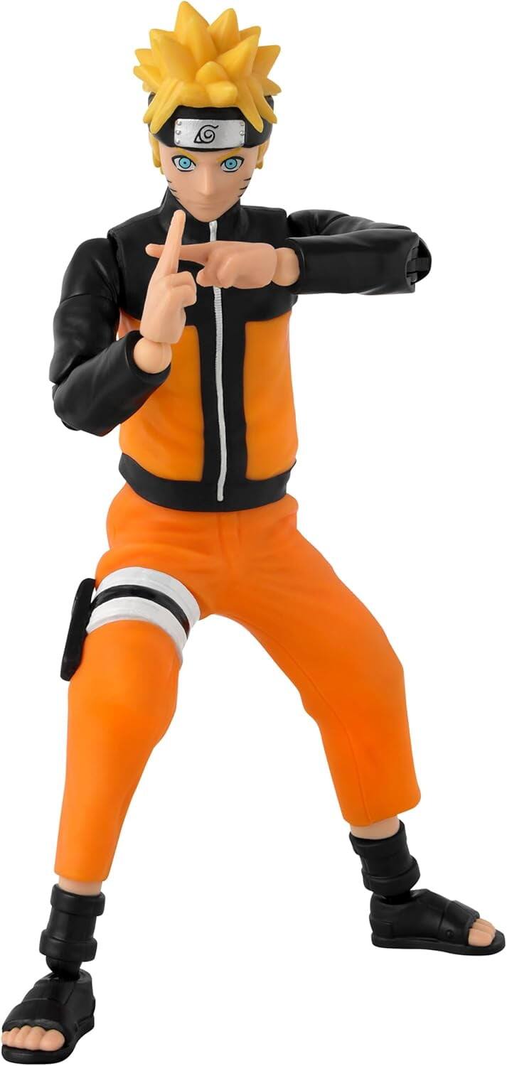 Angle. BANDAI NAMCO Entertainment - Anime Heroes - Naruto - Naruto Uzumaki (Renewal ver.) 6.5" Action Figure.