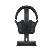 Sennheiser - RS 275 TV Headphones. Wireless Bluetooth Headphone and TV Transmitter - Black - Front_Zoom