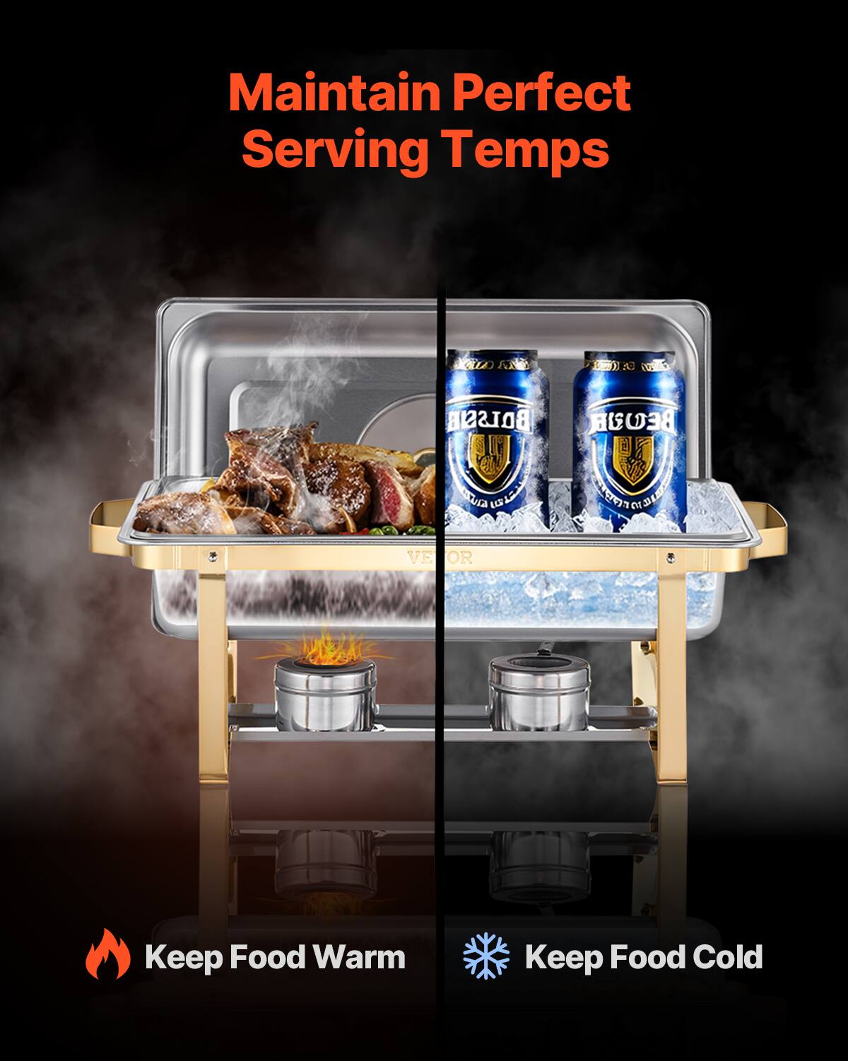 Maintain Perfect Serving Temps Keep Food Warm Keep Food Cold
