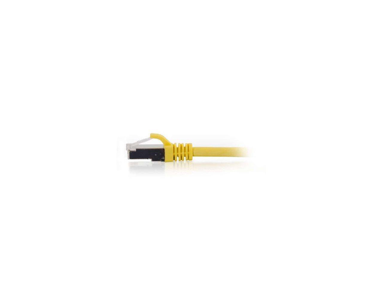 Alt View 1. Cables to Go - C2G 00870 Cat6 Cable - Snagless Shielded Ethernet Network Patch Cable, Yellow (14 Feet, 4.26 Meters).