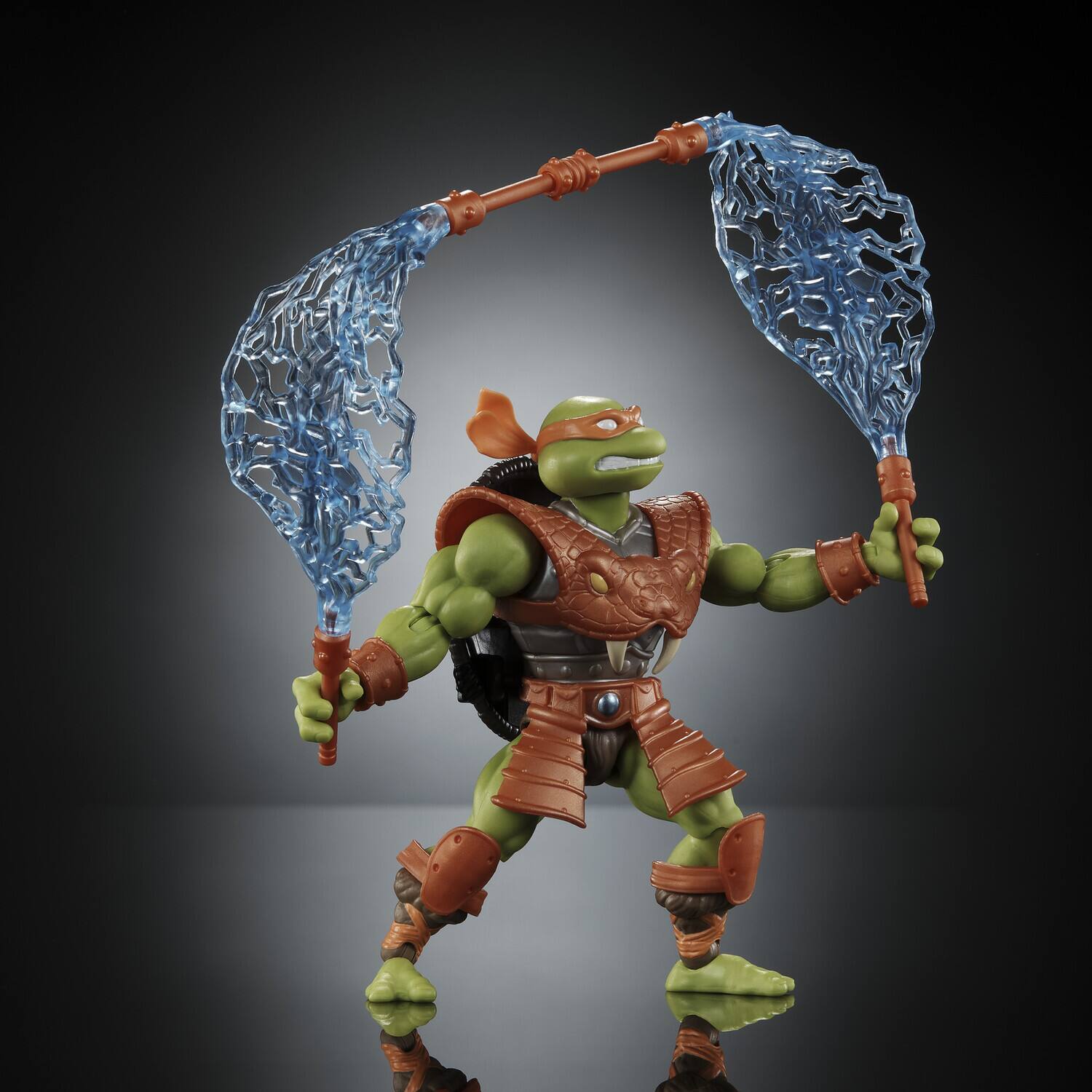 Alt View 3. Mattel - Mattel Collectible - Masters of the Universe Turtles of Grayskull Michelangelo (He-Man, MOTU, TMNT)  - COLLECTIBLES - Multicolor.
