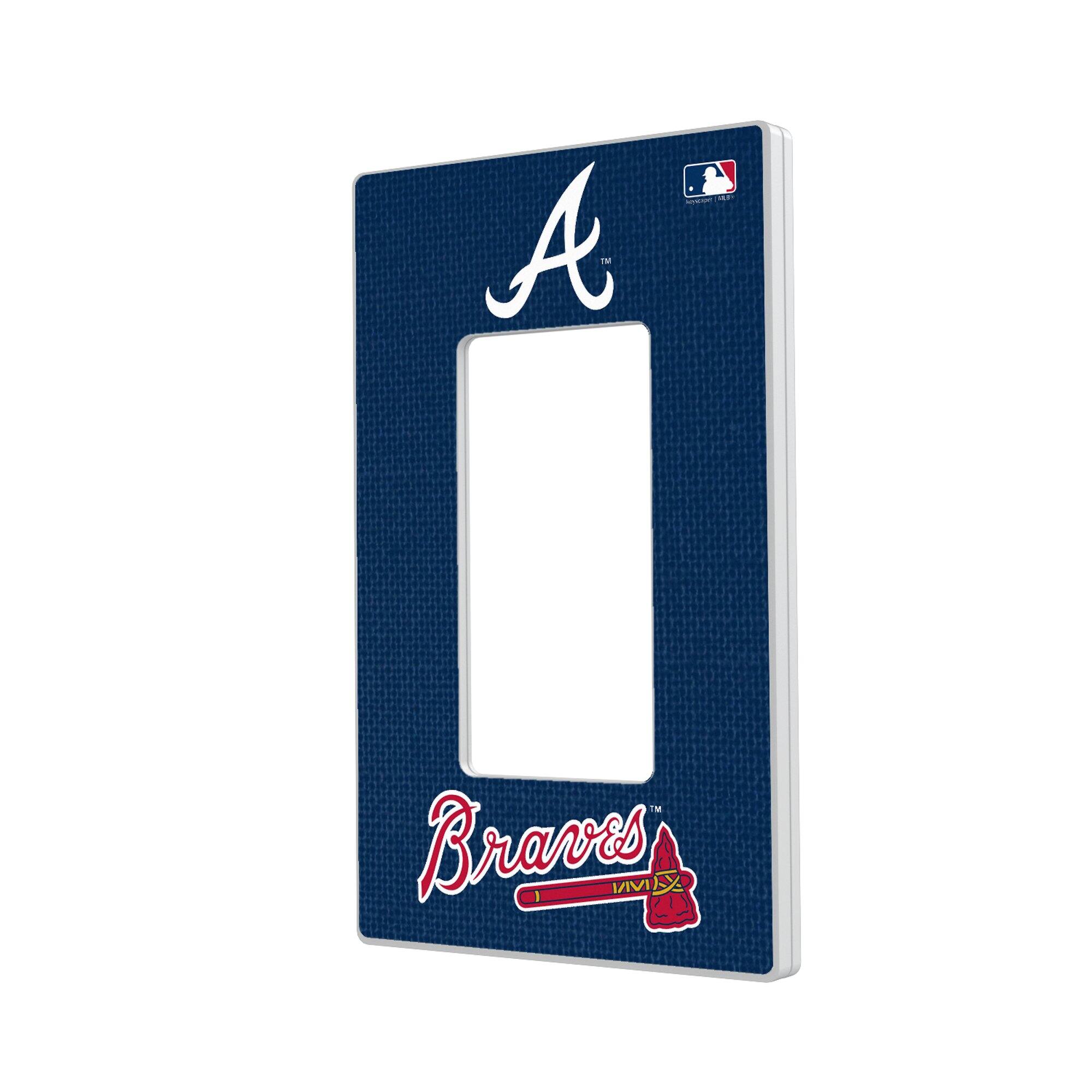 Keyscaper - Atlanta Braves Solid Single Rocker Light Switch Plate - Multicolor price history on PriceWatchPro
