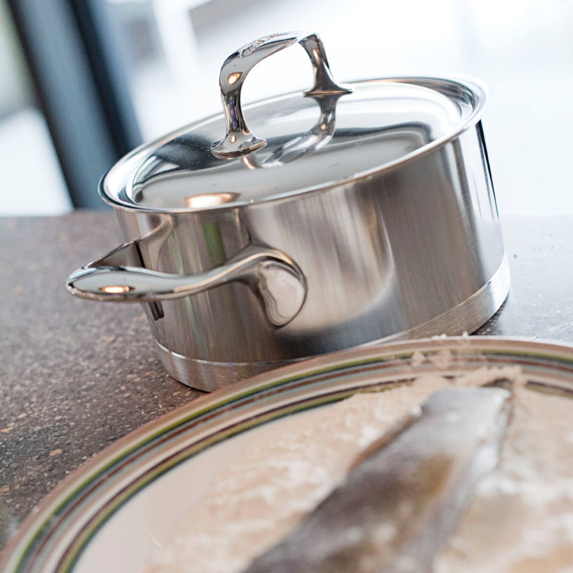 Alt View 5. Demeyere - Demeyere Atlantis Proline 7 8.9-qt Stainless Steel Dutch Oven - Stainless Steel.