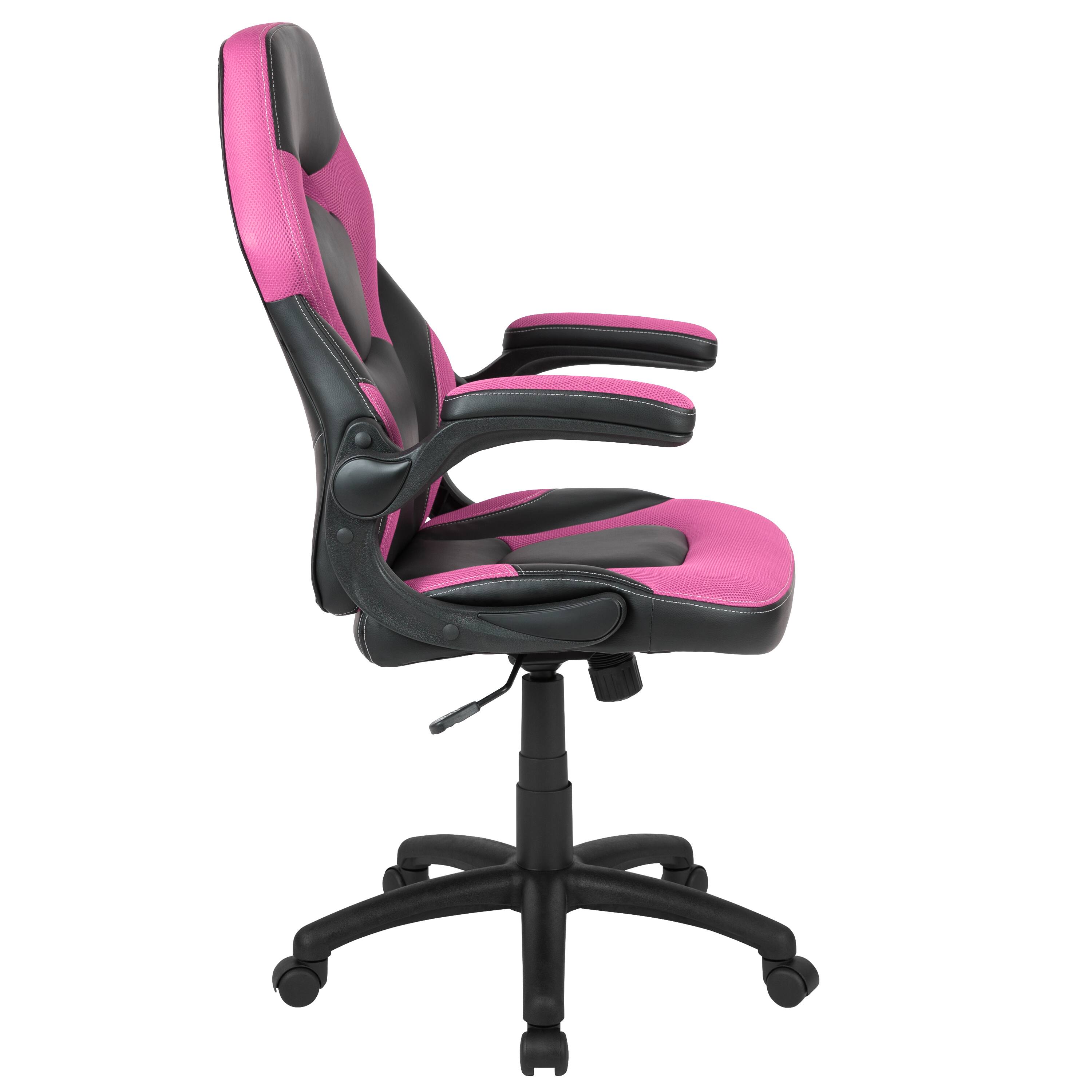 Alt View 6. Emma + Oliver - Z100 Gaming Chair Racing Office Ergonomic Computer PC Adjustable Swivel Chair - Pink.