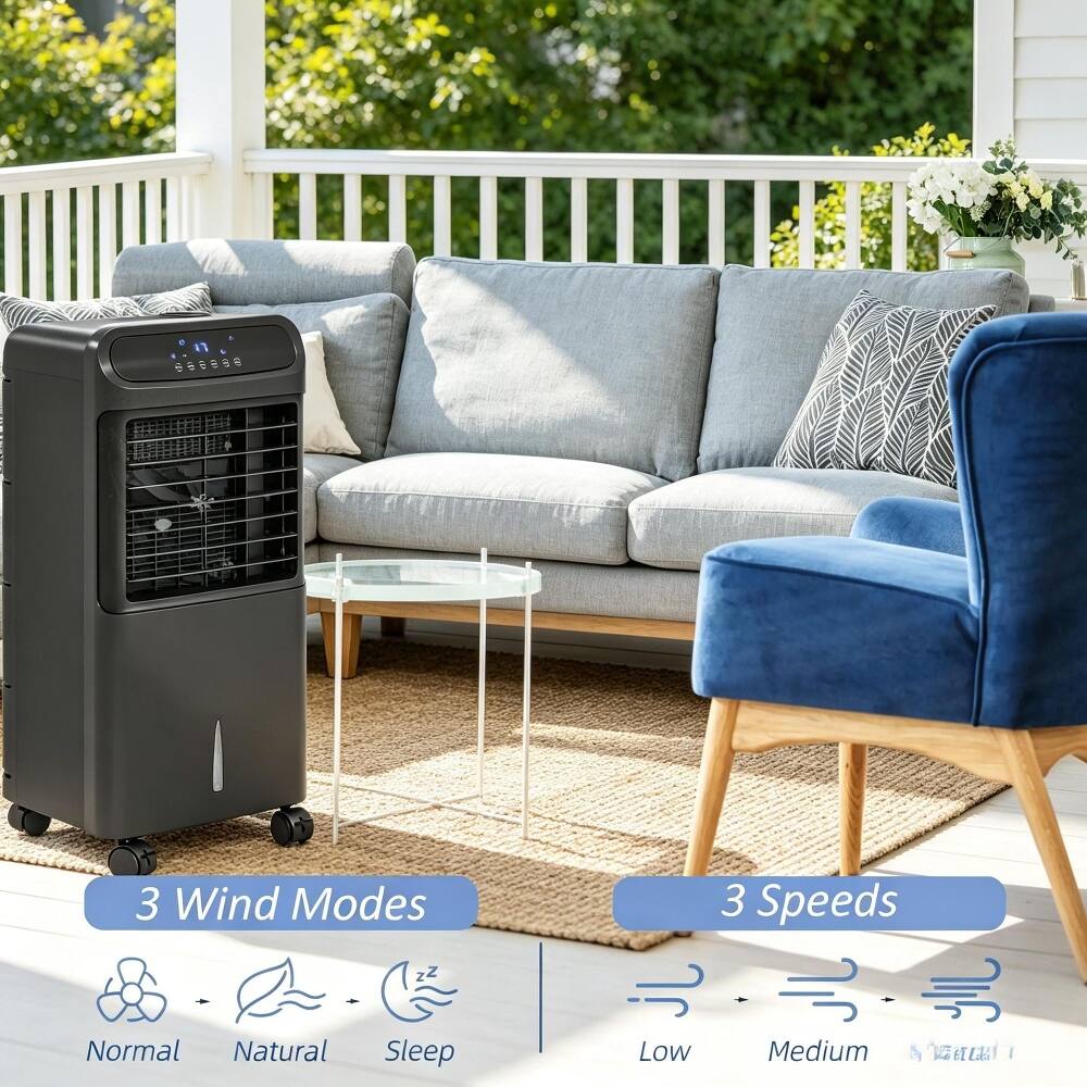+ 1 3 Wind Modes 3 Speeds
- Normal
- Natural
- Sleep
- Low
- Medium
