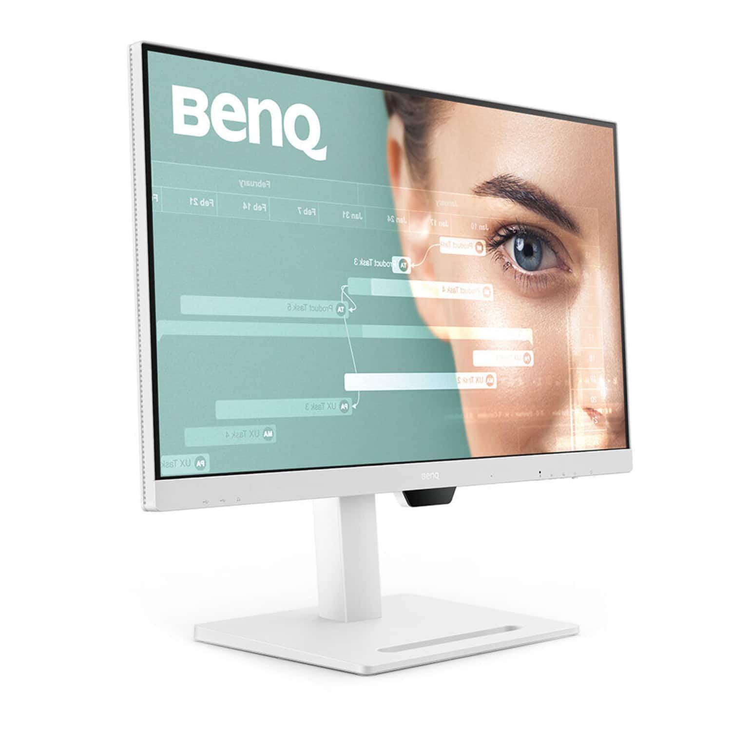 BenQ - GW2790QT 27 Inch 2K QHD Ergonomic Eye-Care Professional Monitor - White