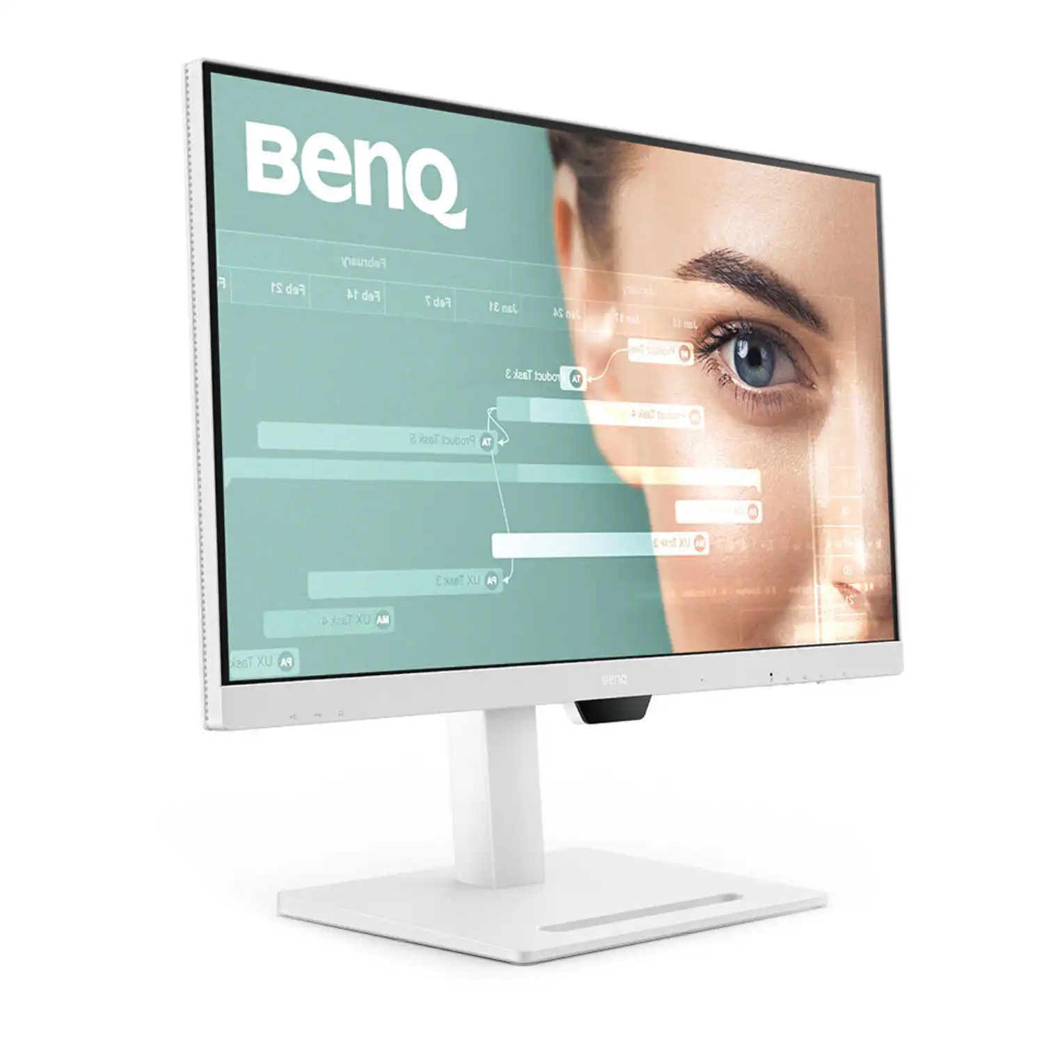 BenQ - GW2790QT 27 Inch 2K QHD Ergonomic Eye-Care Professional Monitor - White