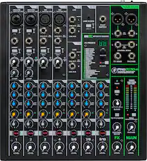 Front. Mackie - ProFX10v3 Professional Effects Mixer with USB - Black.