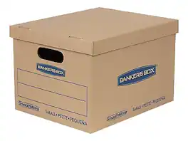 Bankers Box - SmoothMove 15" x 10" x 12" Moving Box, 5/Bundle - Kraft