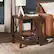 Alt View Zoom 21. Walker Edison - Farmhouse Metal Accent Side Table - Dark Walnut.